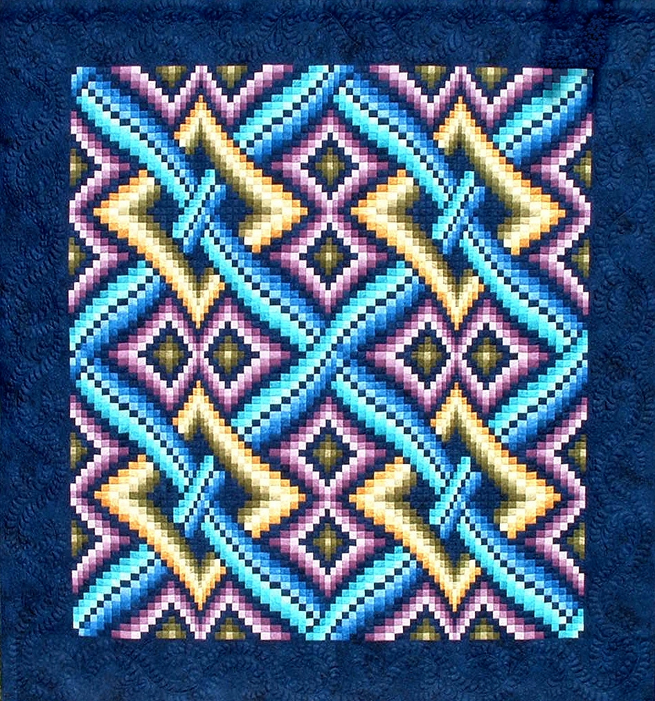 Quilt Inspiration Quilted Tapestries the Bargellos of Dereck Lockwood