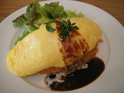 Japan Japanese foods - Omurice photos omelete of Japanese food