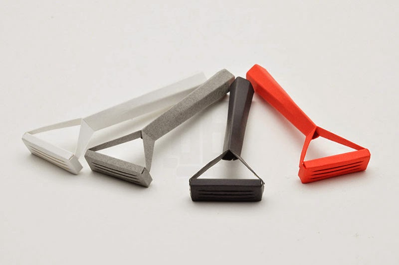 fabrica tus propias maquinillas de papel Paper Cut Razor