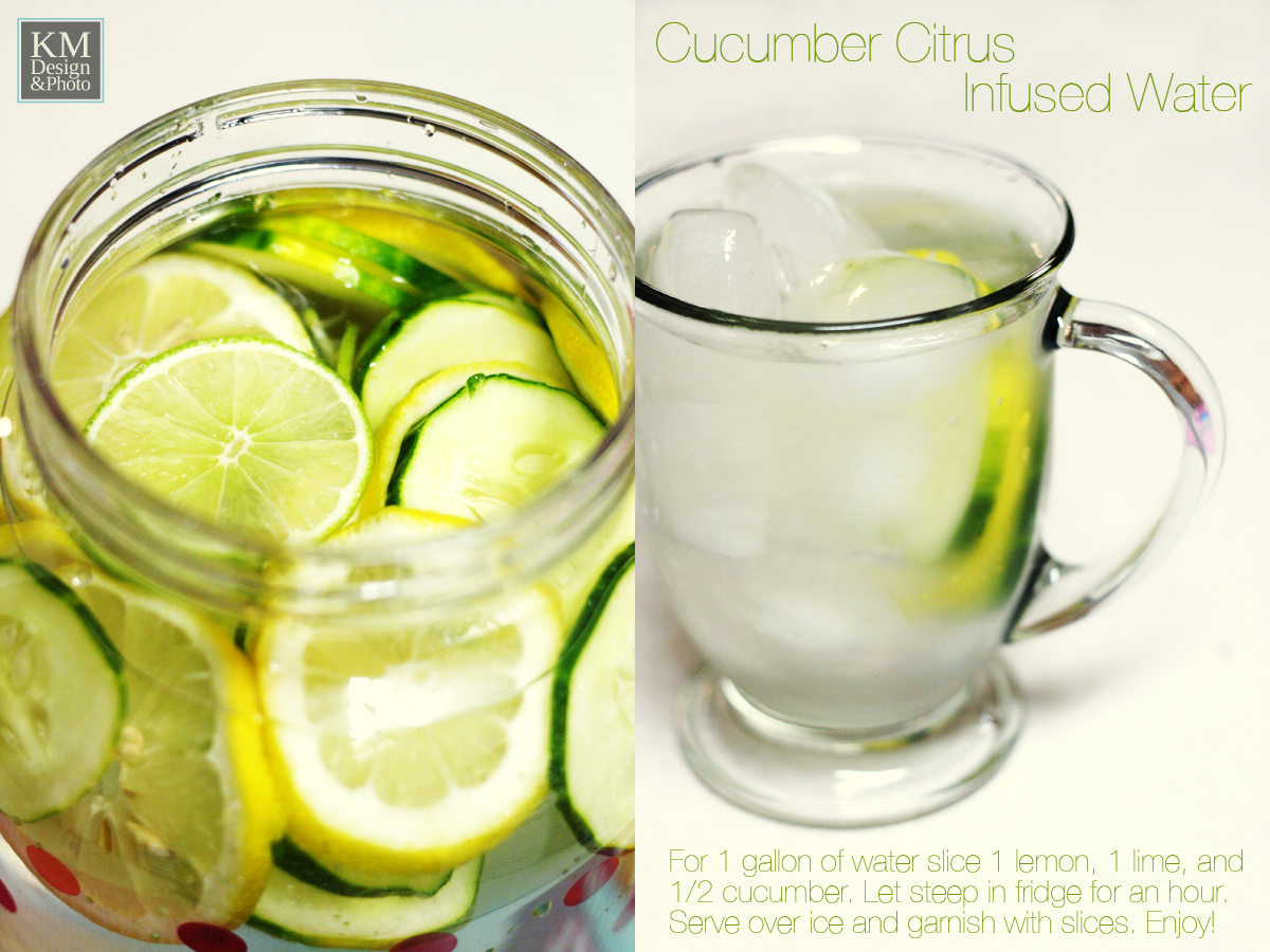 Inspire Me Cucumber Citrus Infused Water