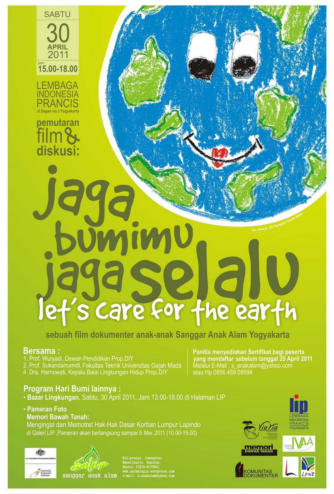 IFI LIP Yogyakarta JOURNÉE DE LA TERRE (HARI BUMI)