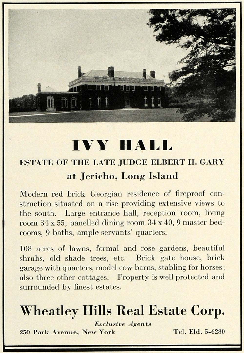 Old Long Island 'Ivy Hall'