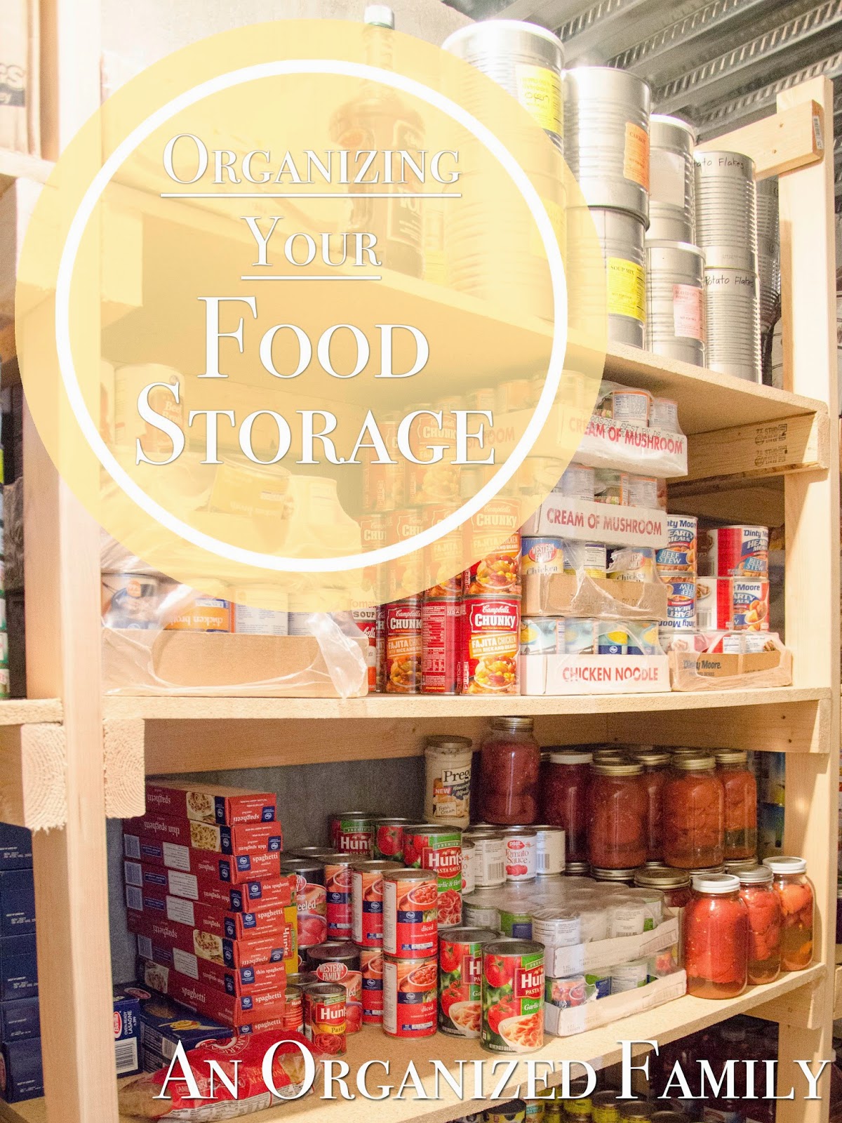 An Organized Family Organizing Your Food Storage