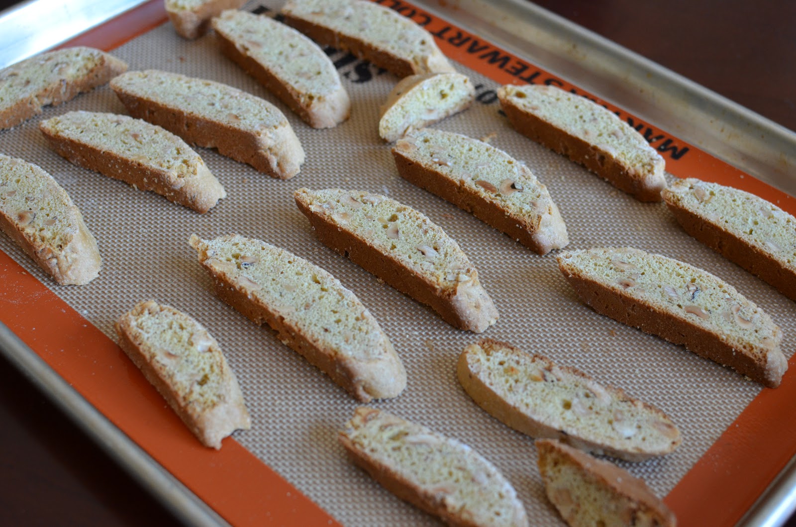 Playing with Flour Something to munch on...hazelnut biscotti