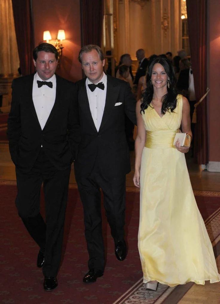 King Carl Gustaf and Queen Silvia hosted a private gala dinner at Grand Hotel for Princess Madeleine's  wedding