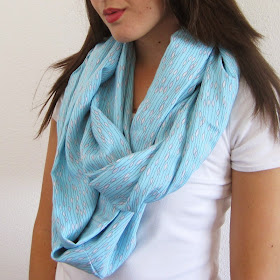 Infinity Scarf Sewing Tutorial: how to sew a mobius scarf with a twist | She's Got the Notion