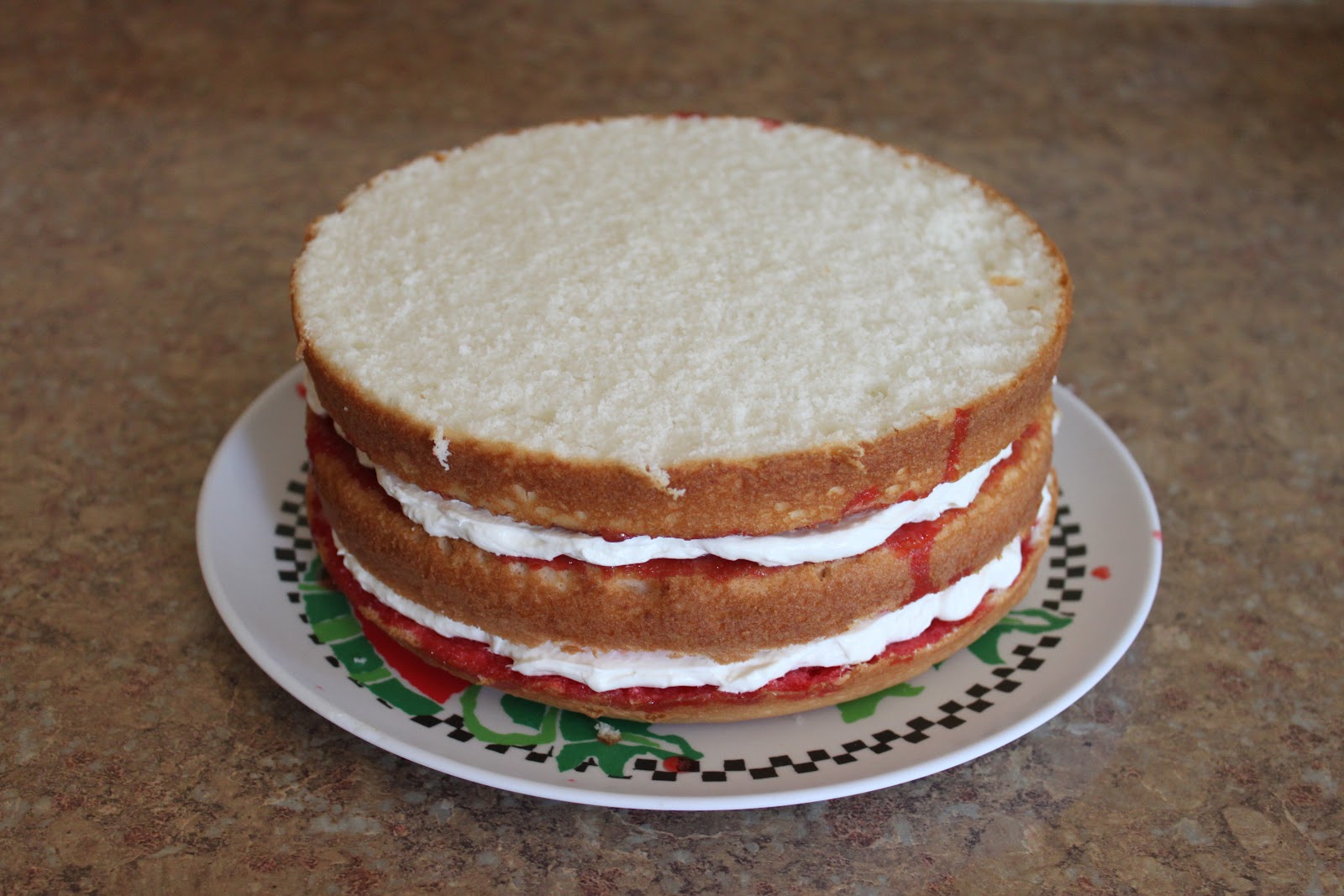 Mountain Mama Strawberry Kiwi Cake
