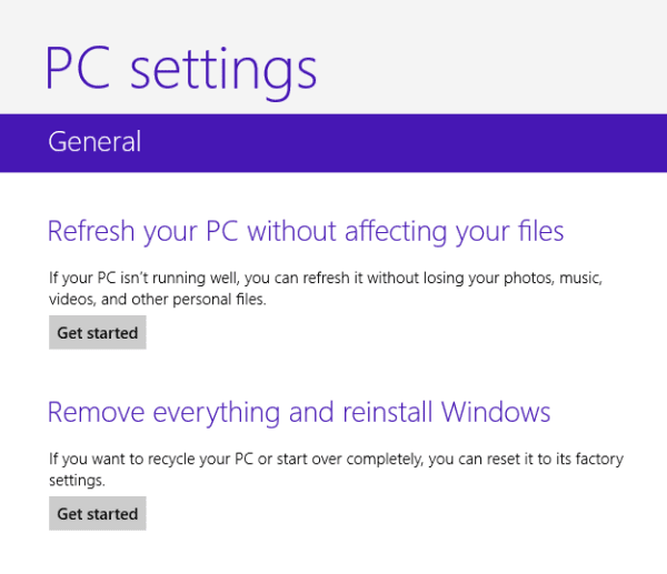 forgot password factory reset windows 8 forgot password factory reset windows 8