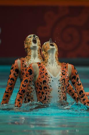 7th FINA Synchronised Swimming World Trophy 2012 Tultitlan (MEX) Canadá+Dúo