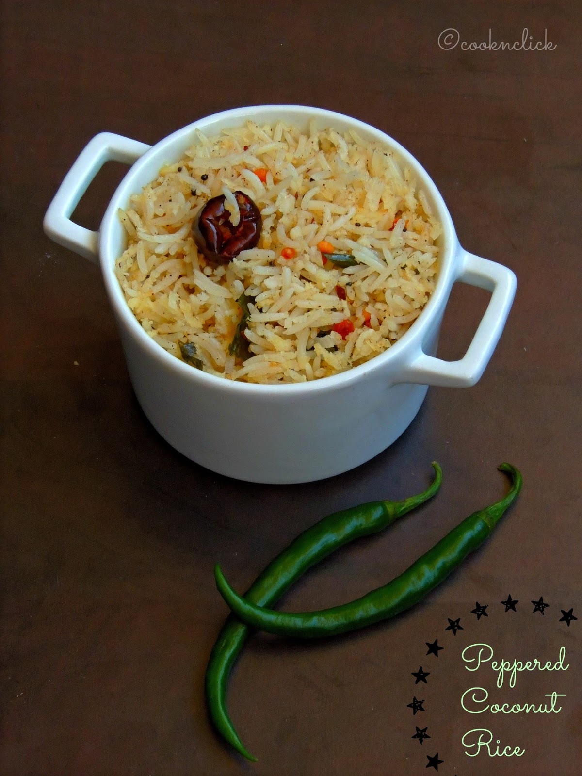 Peppered Coconut Rice Cook N Click