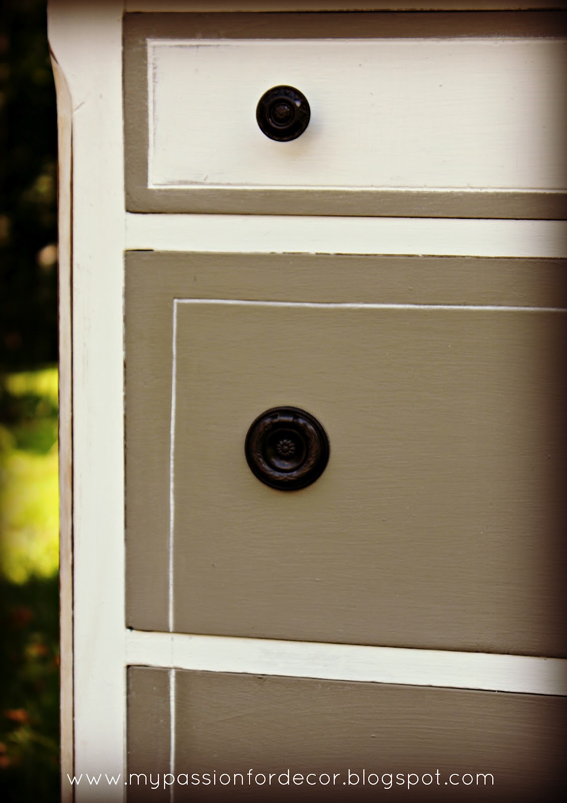 My Passion For Decor Another Battered Craigslist Dresser Turned Beauty!