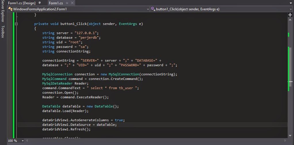 น้ำใจคนเหนือ ( ^_^ ) กับการใช้ MySQL Connector ติดต่อฐานข้อมูล