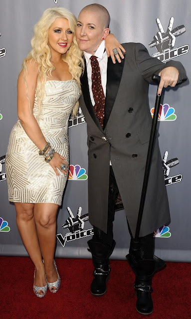 Christina Aguilera The Voice Finale Party