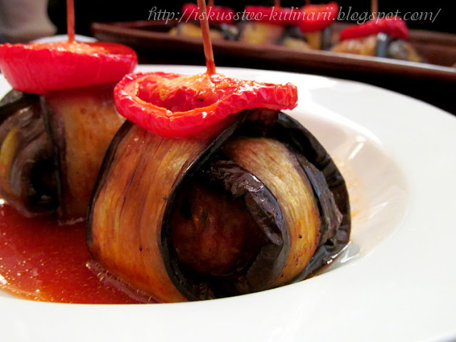 "Кюрдан кебаб" - котлета в баклажане (Кurdan kebabı)