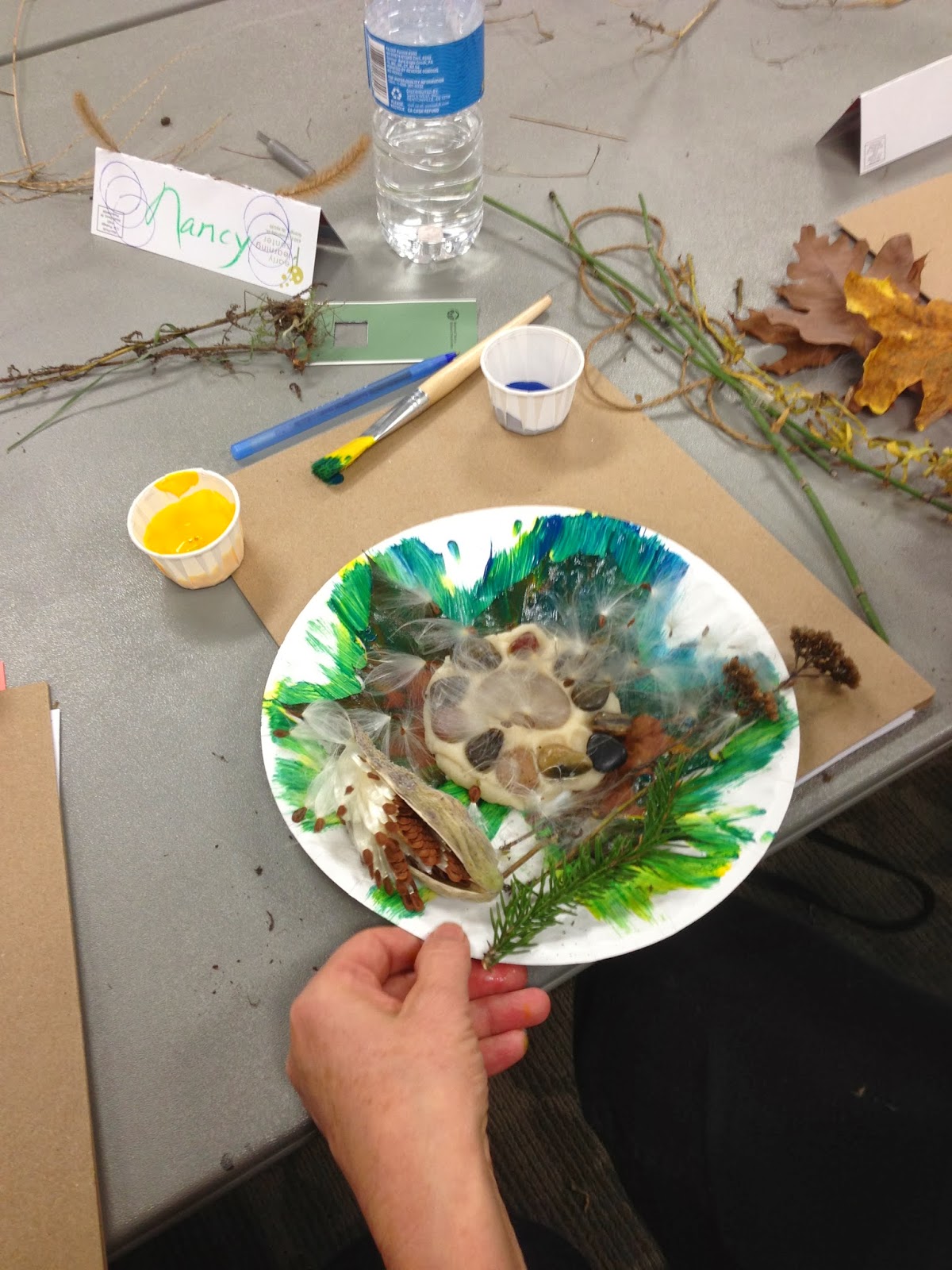 Inside Outside Michiana Natural Play Dough Sculptures