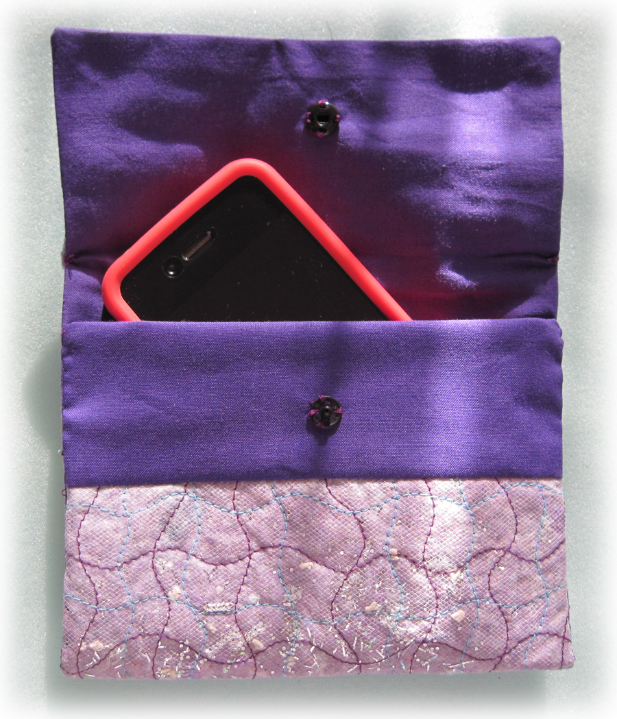 Linda Geiger's "Bright Ideas" Studio Dryer lint fabric....turned it