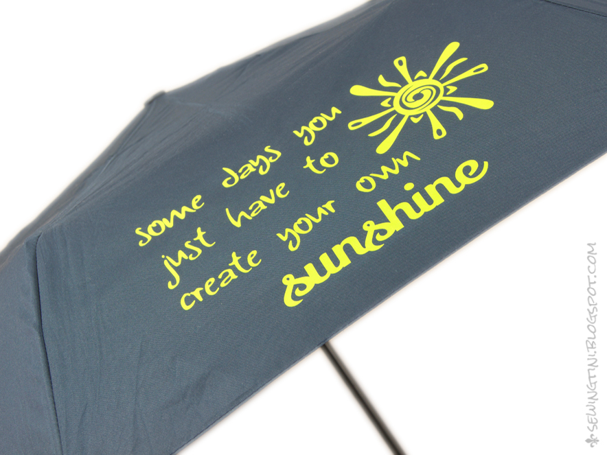 Sewing Tini beplotteter Regenschirm