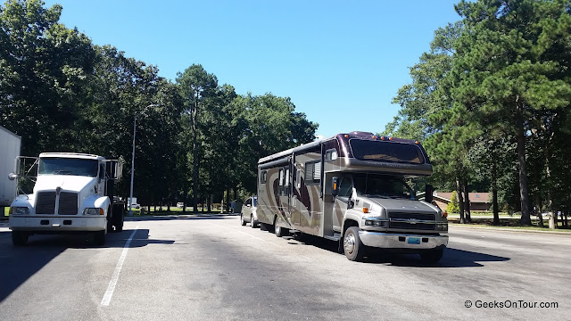 Geeks on Tour at a Highway Rest Area