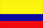 Esta la bandera de Colombia. La Francisco colombiaflag