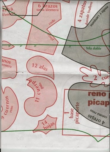 como hacer muñecos navideños en fieltro | Blog de Santa clauss
