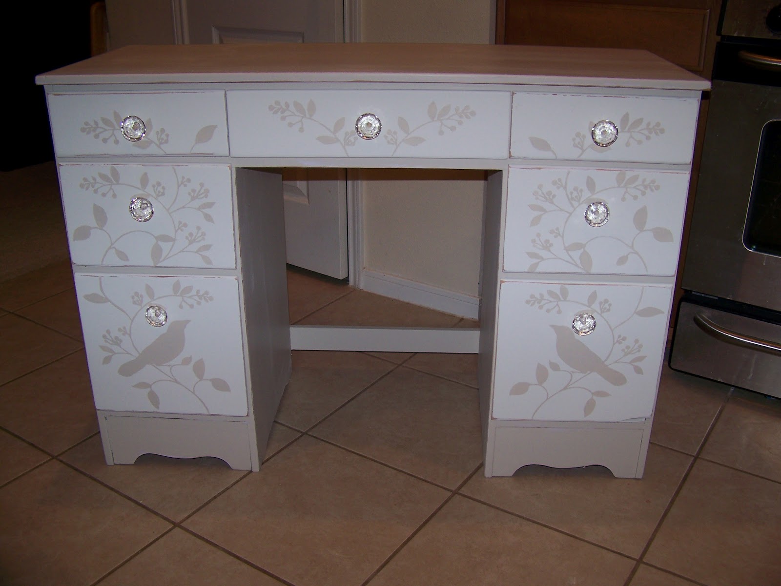 My Happy Place Vintage Desk Revamp