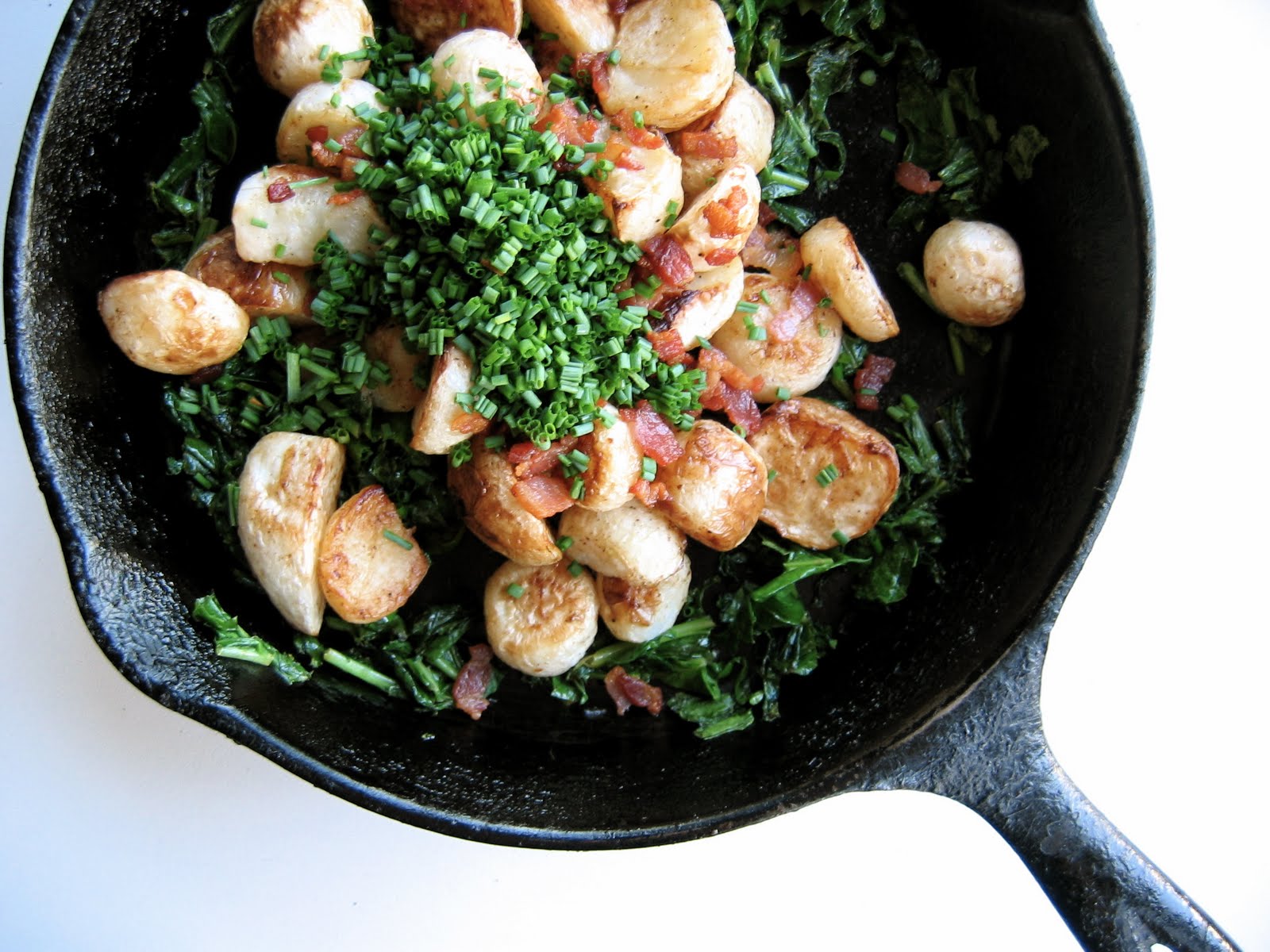 Roasted Turnips with Wilted Turnip Greens • The Bojon Gourmet