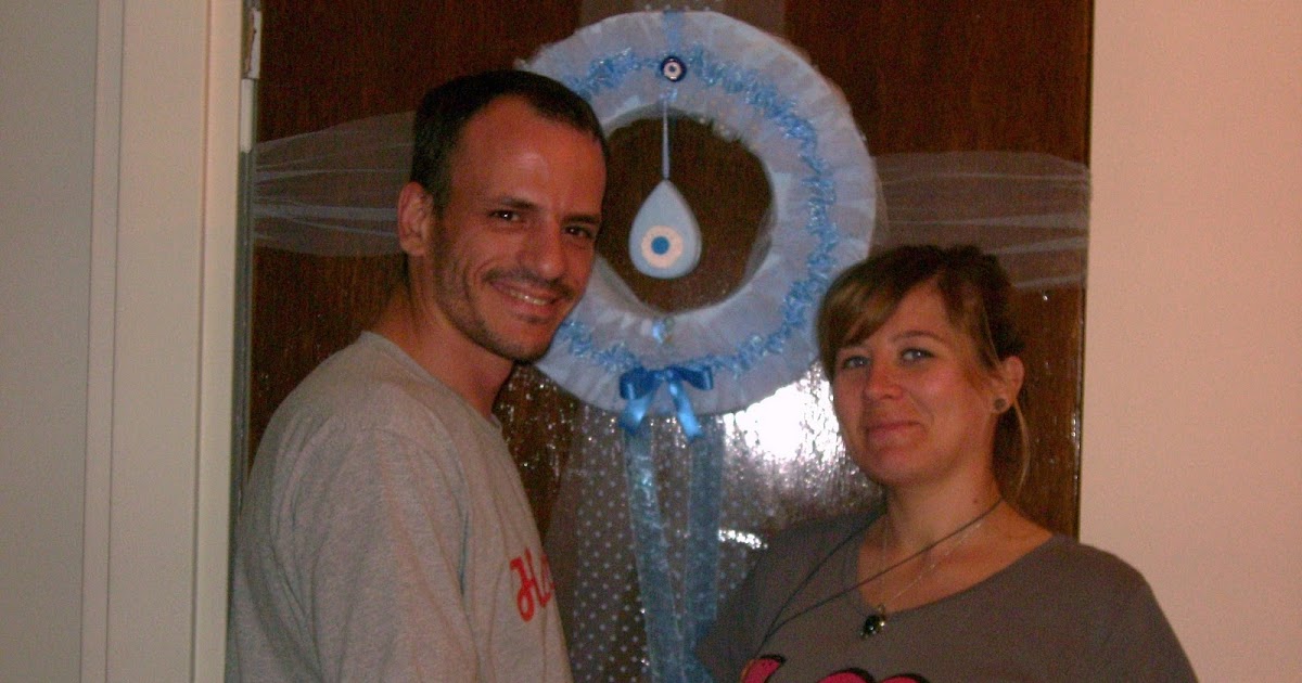 B.Bahar�ın dünyası&hellip; Erkek bebek için kapı süsü