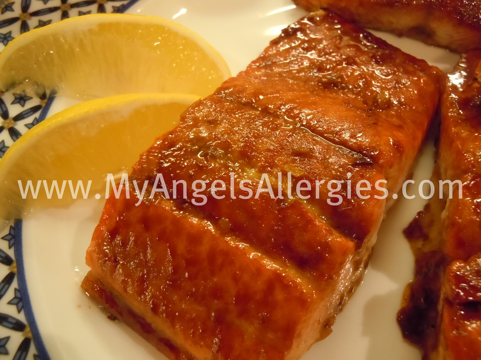 Lenten Fish on Friday Molasses Grilled Salmon My Angel's Allergies