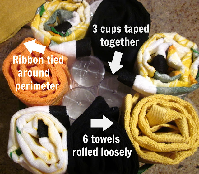 Honey I'm Home Making a Dish Towel Cake