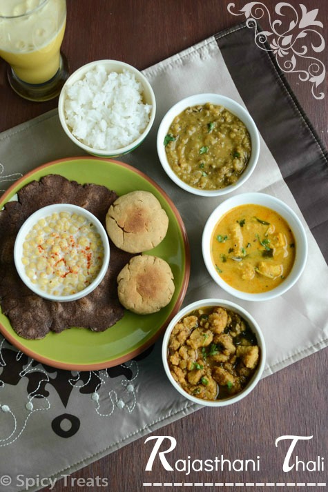 Spicy Treats: Rajasthani Thali
