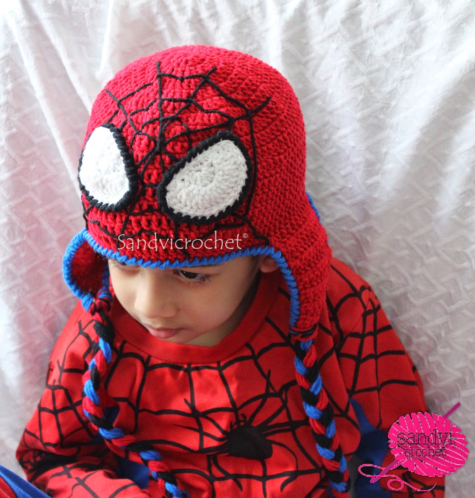 sandvicrochet: spiderman hat