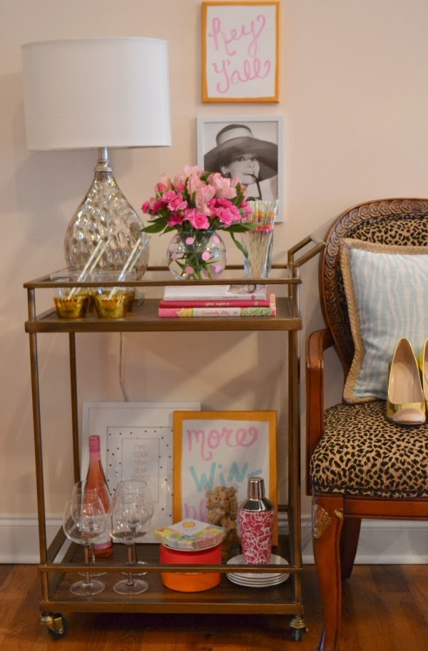 Interior Inspiration My Bar Cart Julie Leah A Southern Life