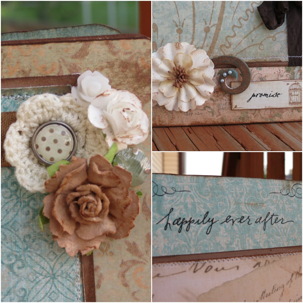Misty D. Designs Wedding Memories Vintage Chipboard Album