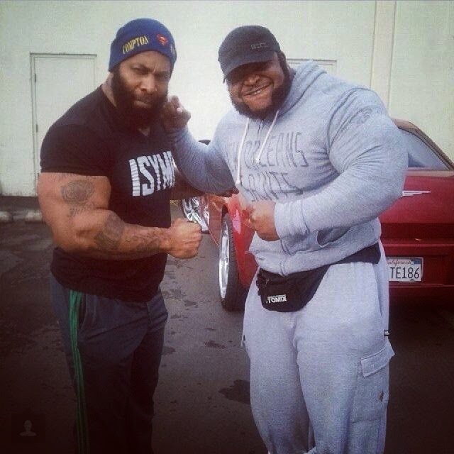 Keven "Da Hulk" Washington with Legendary Bodybuilding Trainer CT...