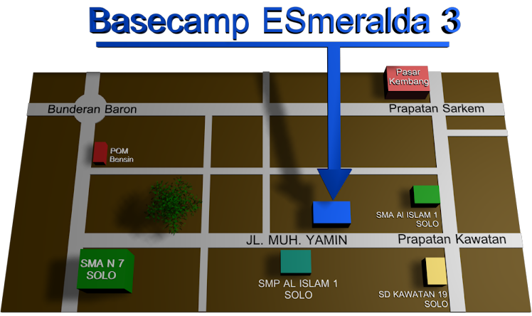 Denah Basecamp ESmeralda 3