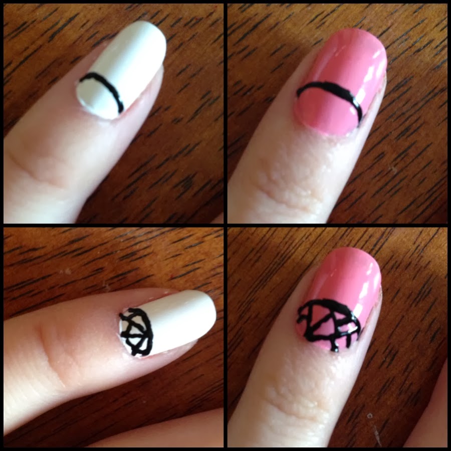 Dream Catcher Nail Art Tutorial Jersey Girl, Texan Heart