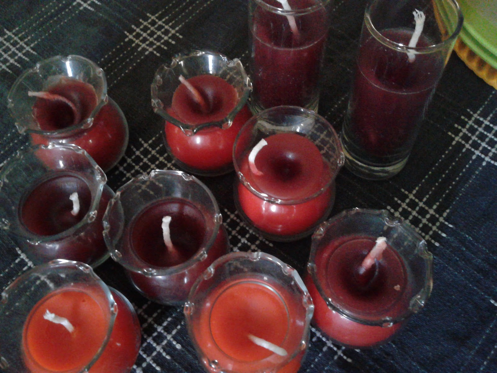 Luv For Krafts Candles in small glass containers