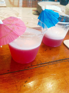 luau party drink fruit punch dinner umbrella juice recipe 