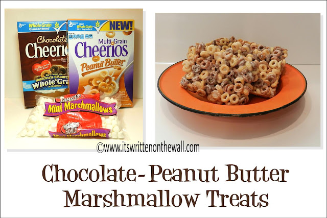 Peanut Butter Chocolate Cheerios Treats Peanut Butter Chocolate Cheerios Treats