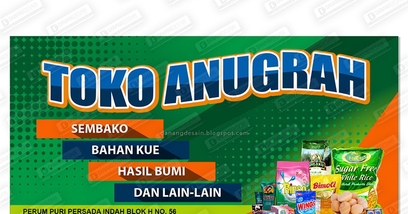 Download Desain Banner Toko Sembako Cdr Images Blog