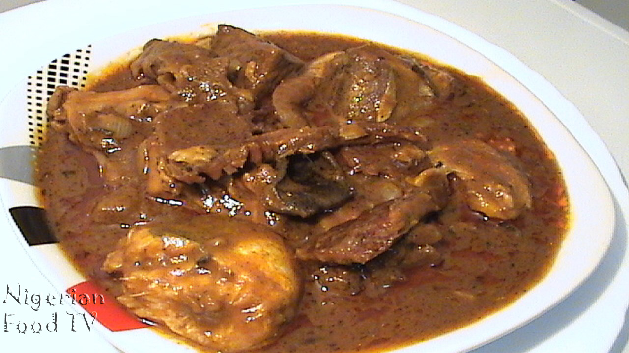 Banga stew recipe, banga soup, ofe akwu, urhobo banga soup