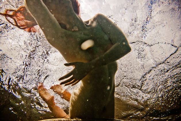 Neil Craver fotografia mulheres nuas peladas sob a água rios lagos