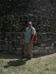 Steve in front of the Temple