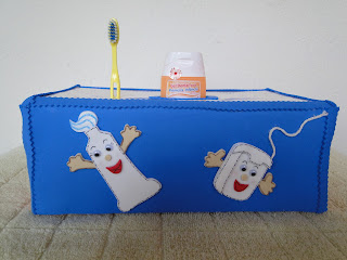 Porta escova de dentes artesanal