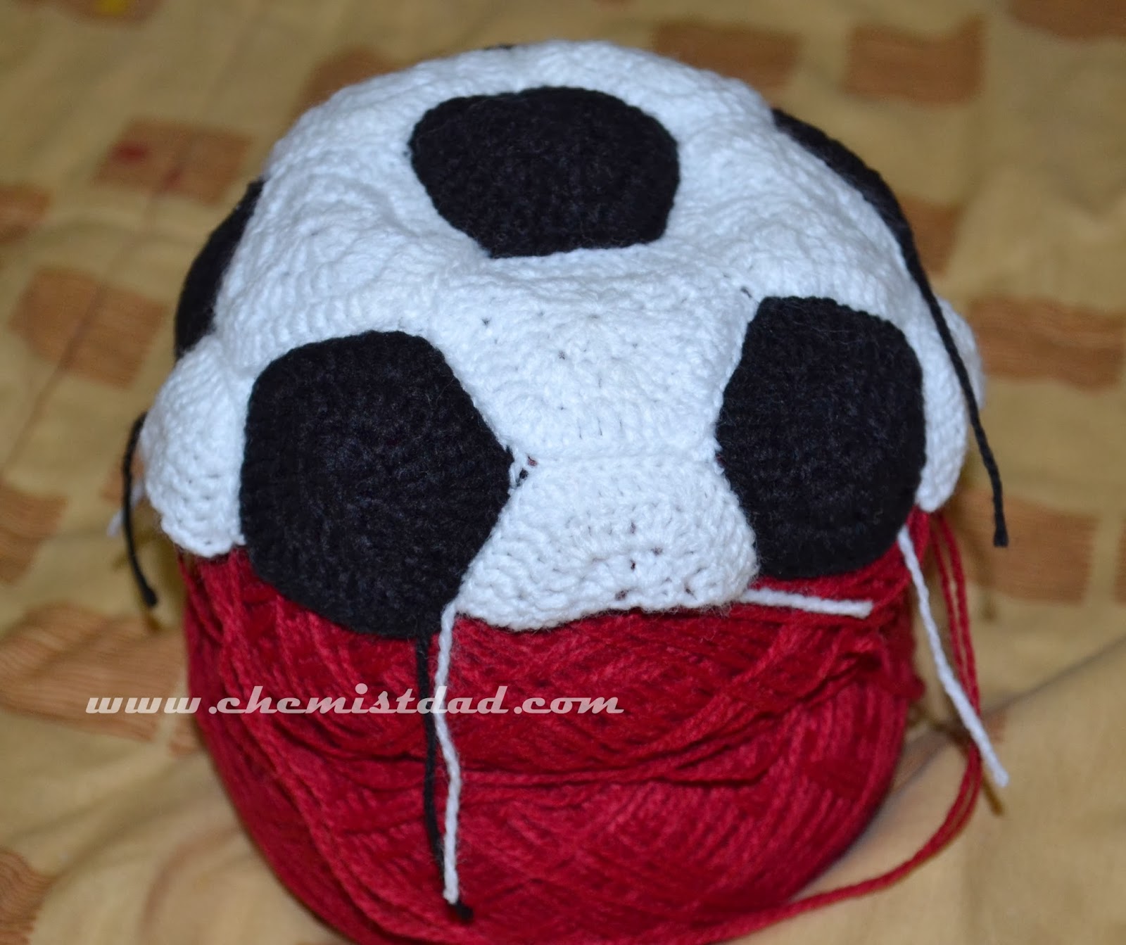 Crochet Soccer Ball Hat Pattern