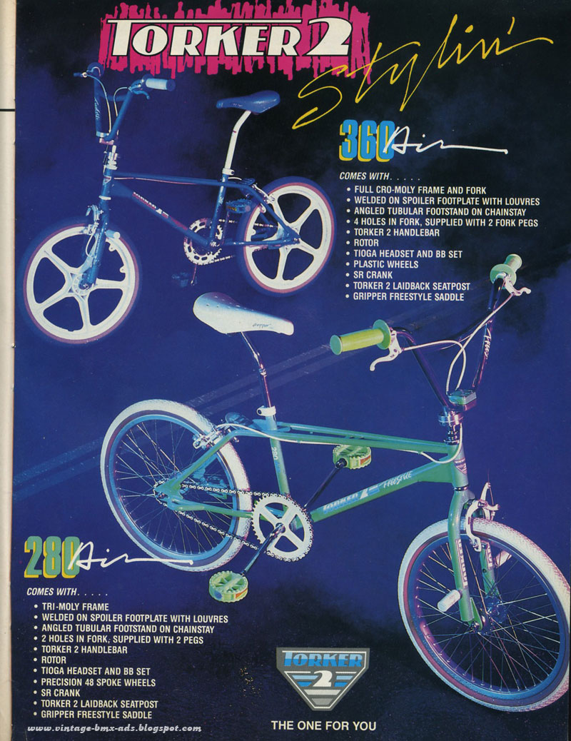 torker 2 freestyle bike