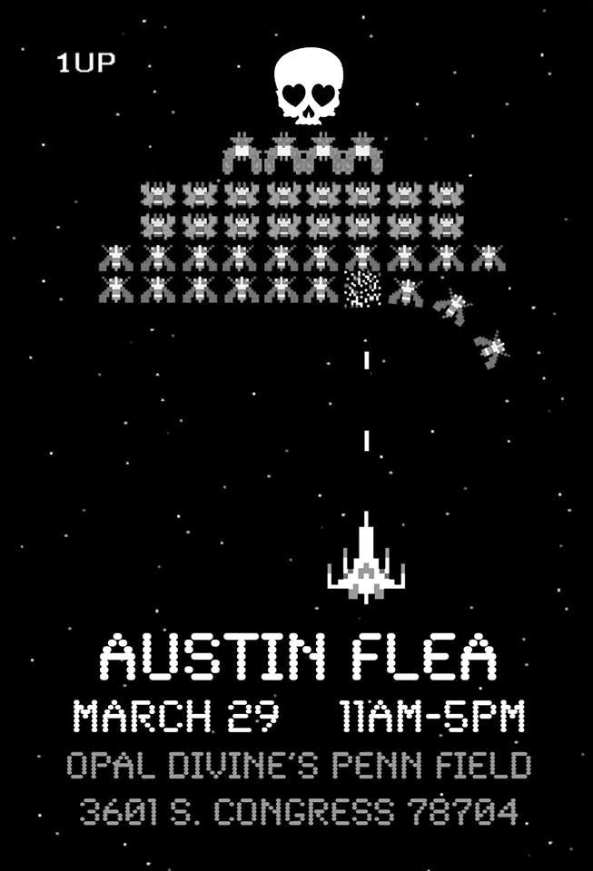 Austin Flea 3/29/14 Catch inviting at the Austin Flea at Opal Divine's Penn Field on 3/29/14