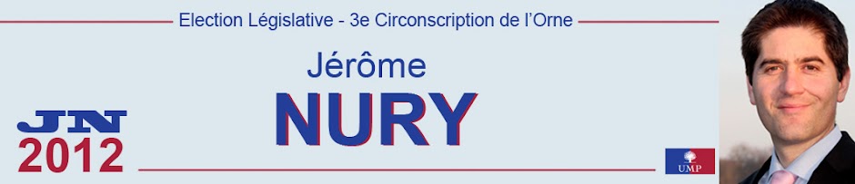 Jérôme NURY - candidat UMP - 3e circonscription de l'Orne