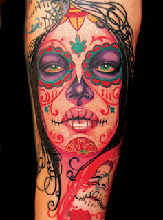 Tattoos de Caveira Mexicana significado de Tattoos de Caveira Mexicana