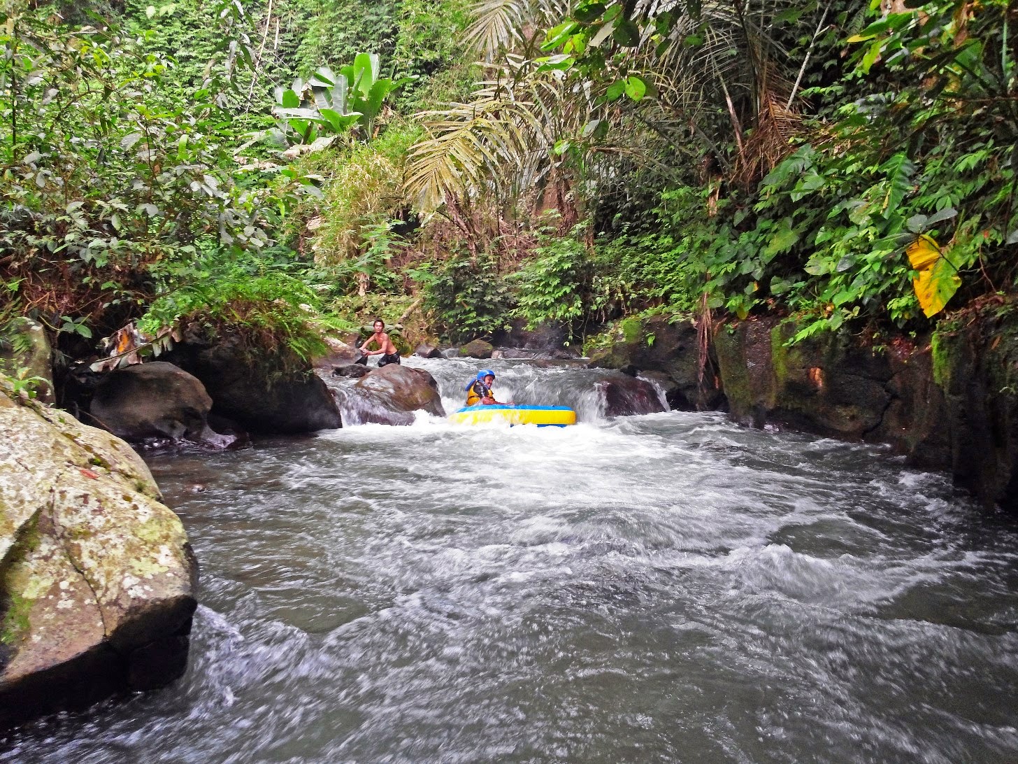 the viewing deck Bali Adventure last part; Pakerisan River WhiteWater